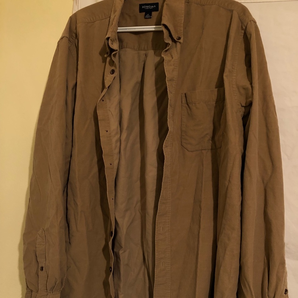 Sonoma corduroy button up